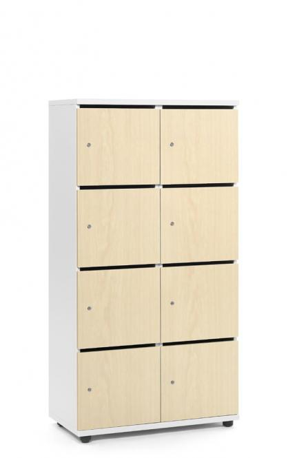 Schliefachschrank mit 8 Fchern und Posteinwurf