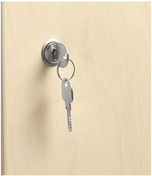 Schliefachschrank mit 8 Fchern und Posteinwurf