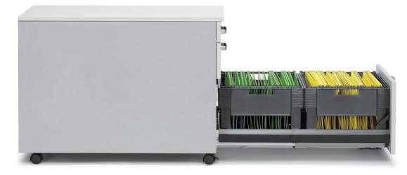 Rollcontainer mit Hngeregistraturschub