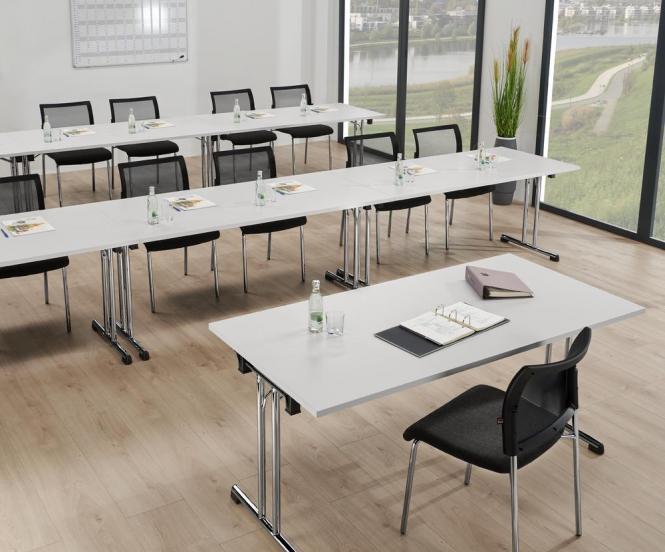 Klapptisch, T-Fu gerade