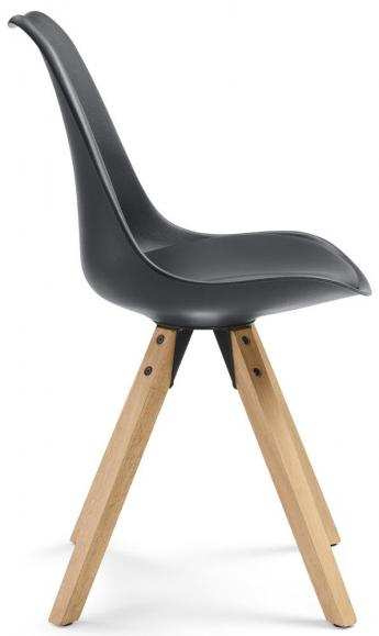 Besucherstuhl / Eiche Massivholz