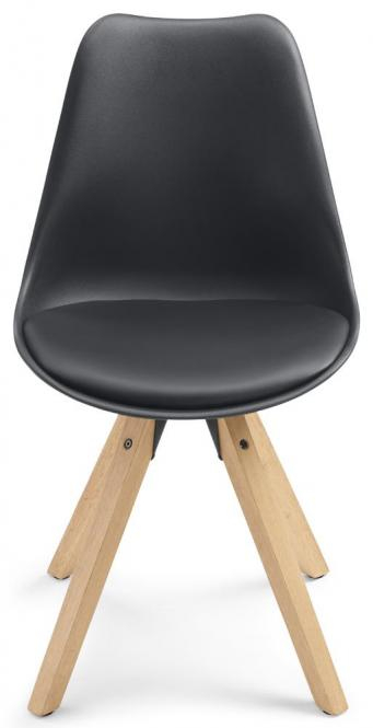 Besucherstuhl / Eiche Massivholz