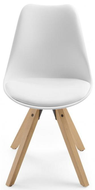 Besucherstuhl / Eiche Massivholz