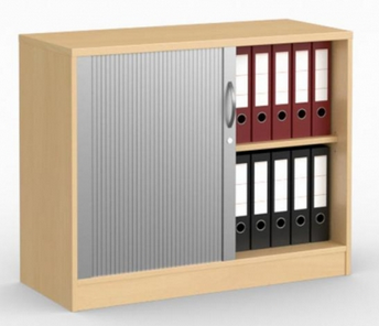 Rollladenschrank mit 2 Ordnerhhen