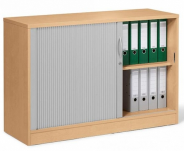 Rollladenschrank mit 2 Ordnerhhen