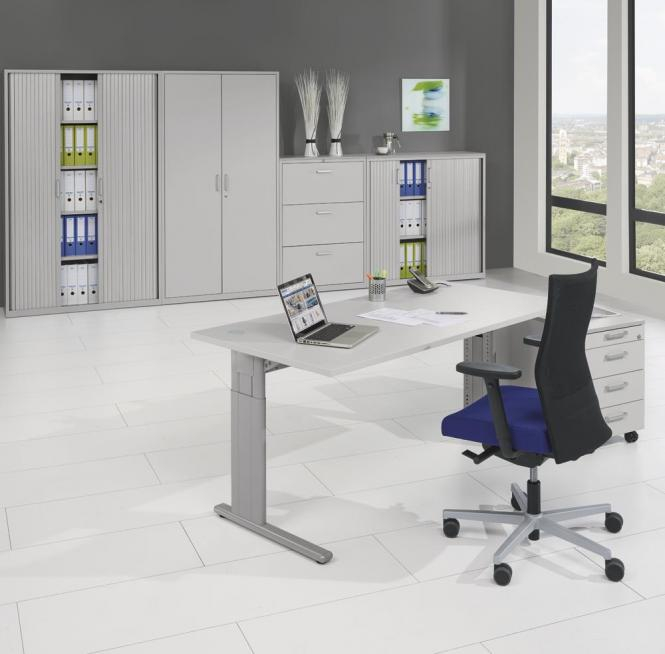 Rollladenschrank Stahl 5 Ordnerhhen