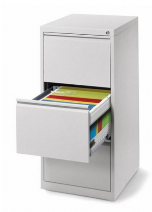 Hngeregistraturschrank Stahl in verschiedenen Ausfhrungen / lichtgrau