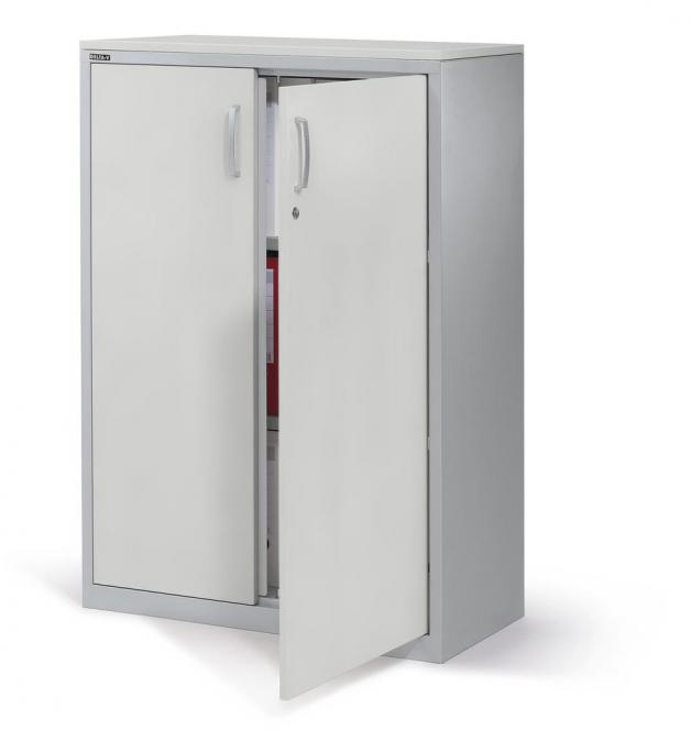 Flgeltrenschrank - Korpus Stahl / Tren Holz