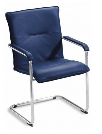 Freischwinger mit Kunstleder