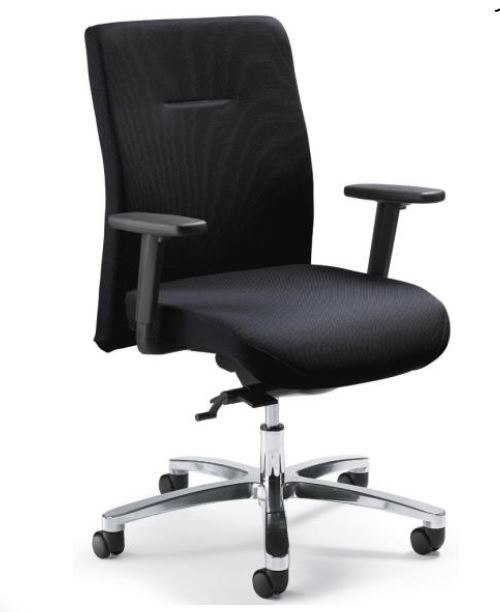 XXL-Drehstuhl mit hhenverstellbaren Armlehnen