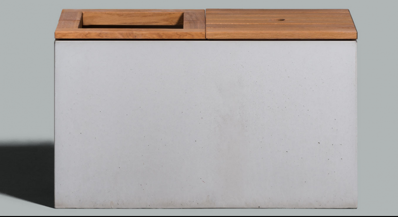 Beton Pflanzkbel/ Sitzwrfel