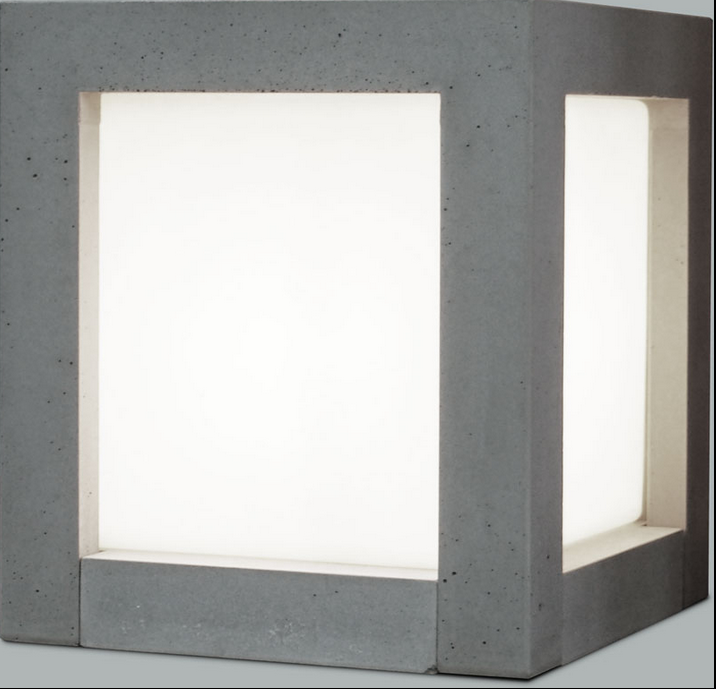 Beton Sitz-/ Lichtwrfel
