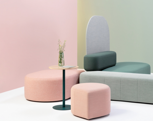 Nature-Line Hocker B1 schwer entflammbar