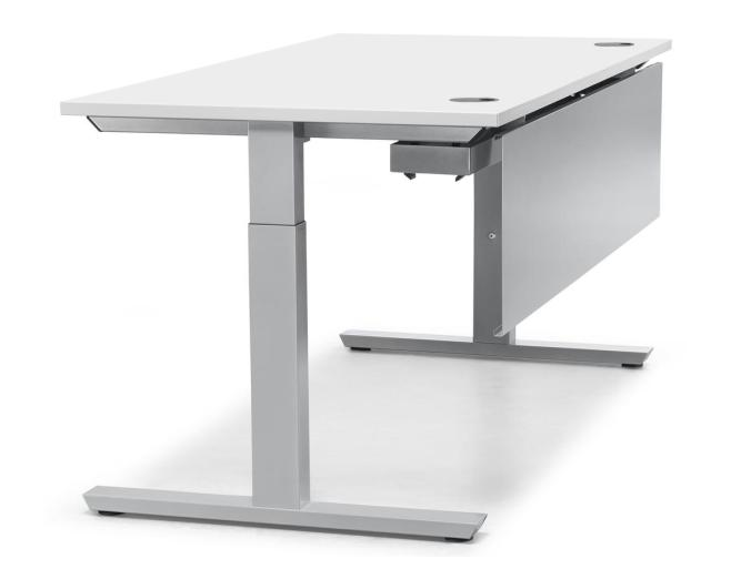 Schreibtisch mit manueller Hhenverstellung