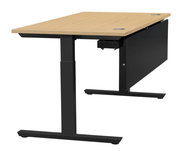 Schreibtisch mit manueller Hhenverstellung