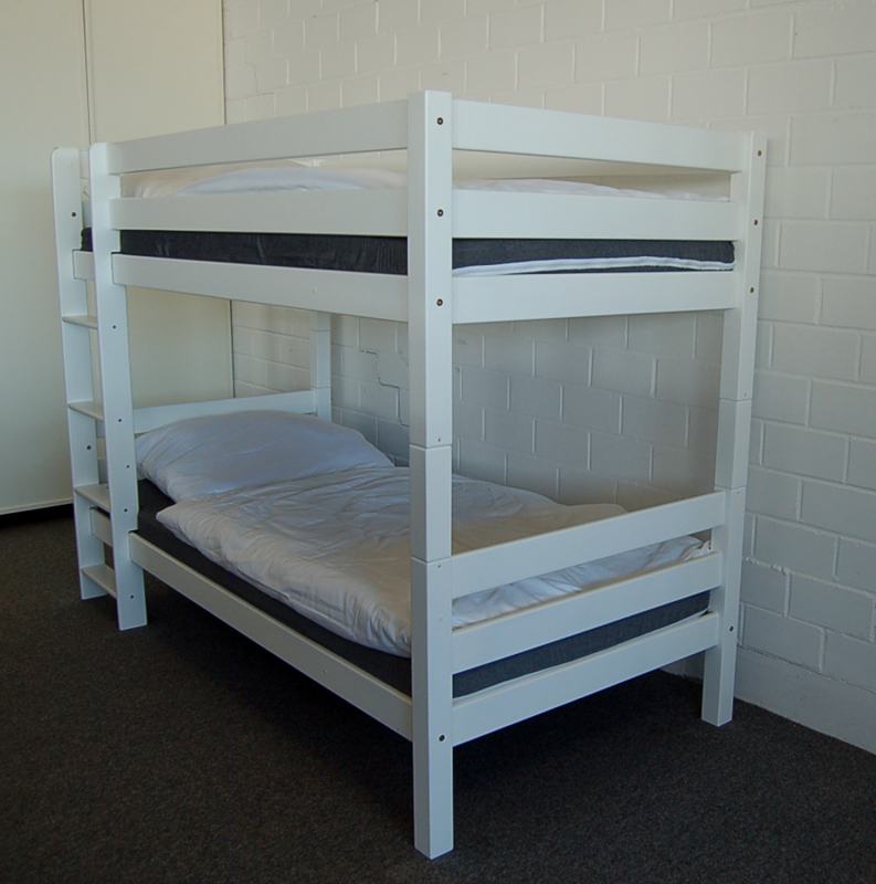 Massivholz Etagenbett DIN 747 - teilbar in 2 Einzelbetten