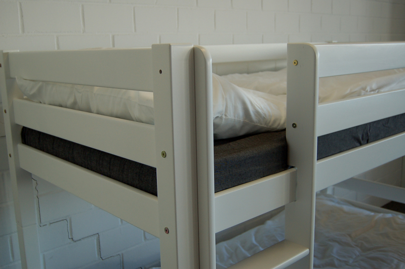 Massivholz Etagenbett DIN 747 - teilbar in 2 Einzelbetten