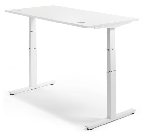 Schreibtisch mit elektrischer Hhenverstellung