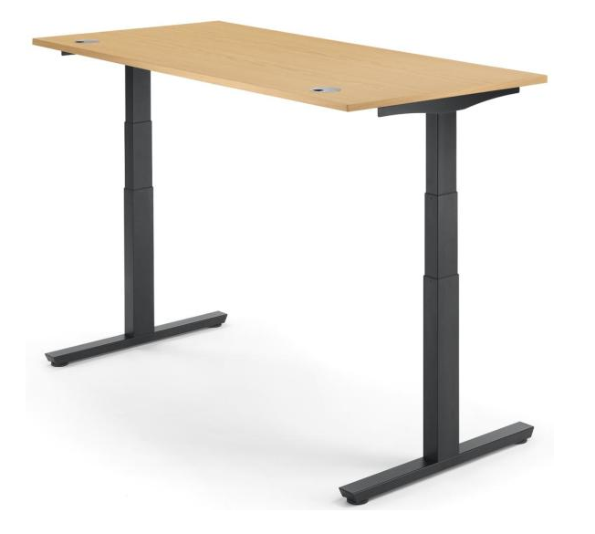 Schreibtisch mit elektrischer Hhenverstellung