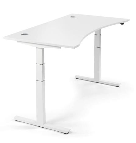 Sitz-/ Stehschreibtisch Freiform