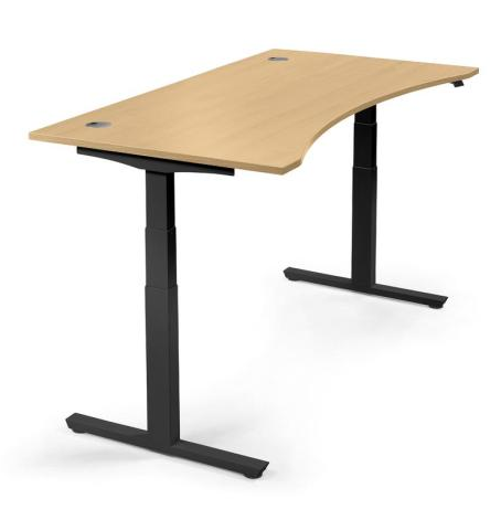 Sitz-/ Stehschreibtisch Freiform