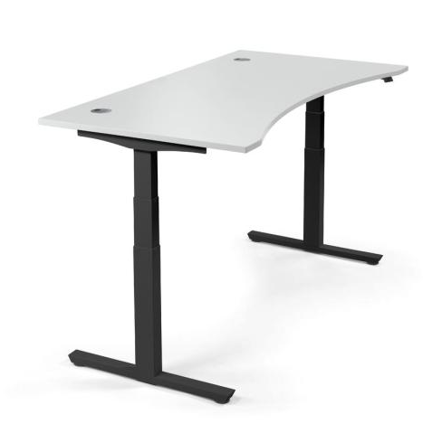 Sitz-/ Stehschreibtisch Freiform