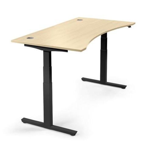 Sitz-/ Stehschreibtisch Freiform