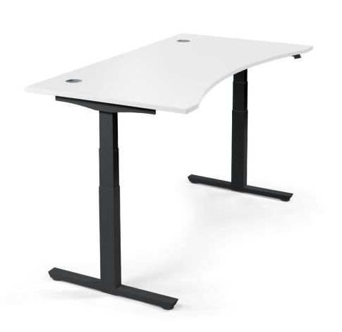 Sitz-/ Stehschreibtisch Freiform