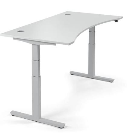 Sitz-/ Stehschreibtisch Freiform