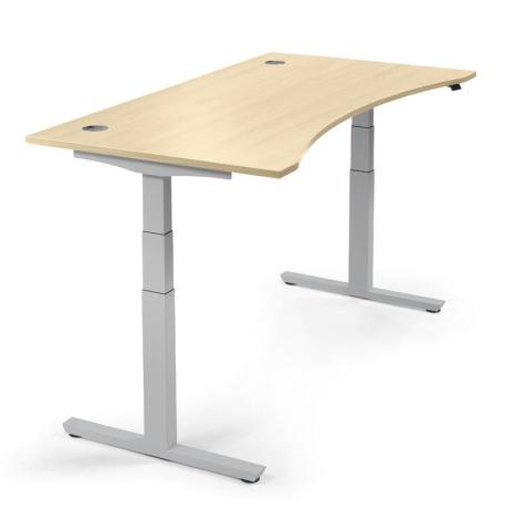 Sitz-/ Stehschreibtisch Freiform