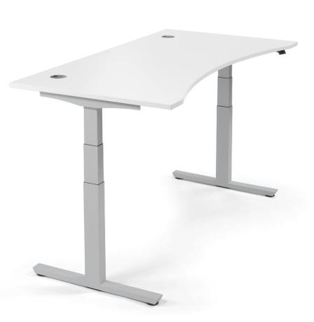 Sitz-/ Stehschreibtisch Freiform