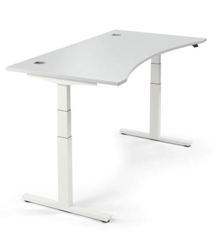 Sitz-/ Stehschreibtisch Freiform