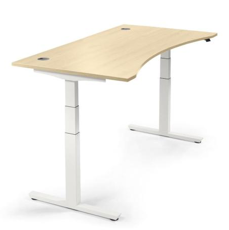Sitz-/ Stehschreibtisch Freiform