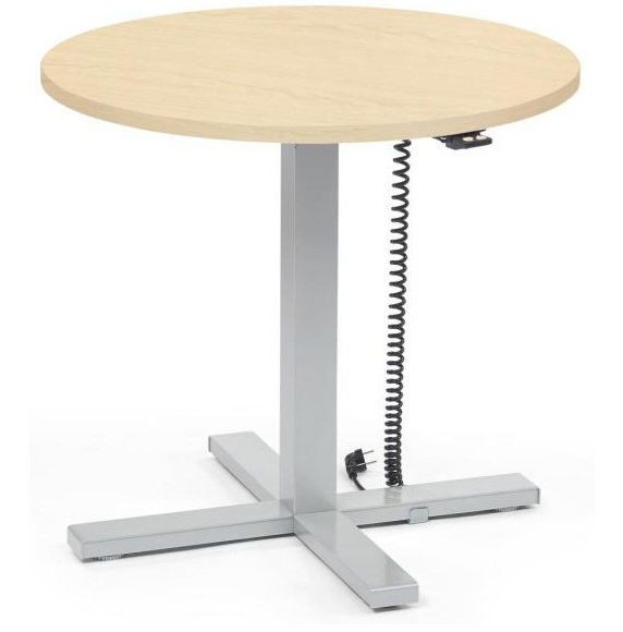 Sitz-/ Stehtisch / Bestelltisch Hhenverstellbar Rund