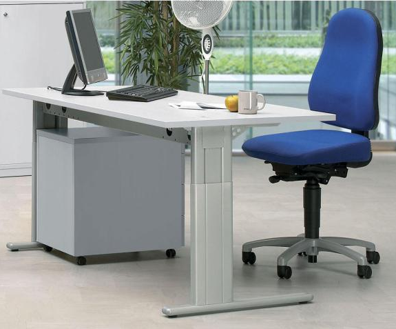 Sitz-/Stehschreibtisch - hhenverstellbar