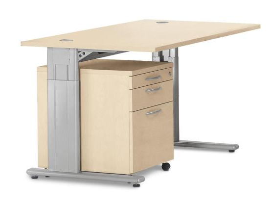 Sitz-/Stehschreibtisch - hhenverstellbar