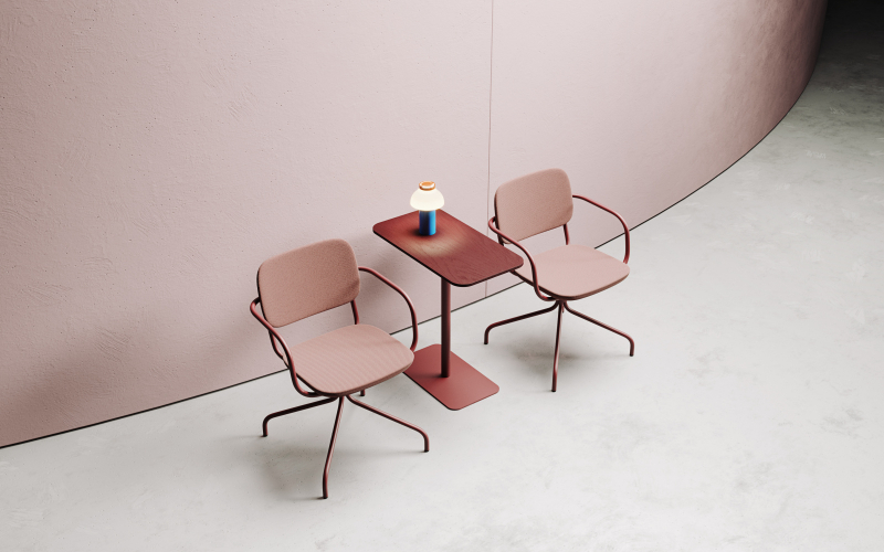 Rechteckiger Design-Beistelltisch