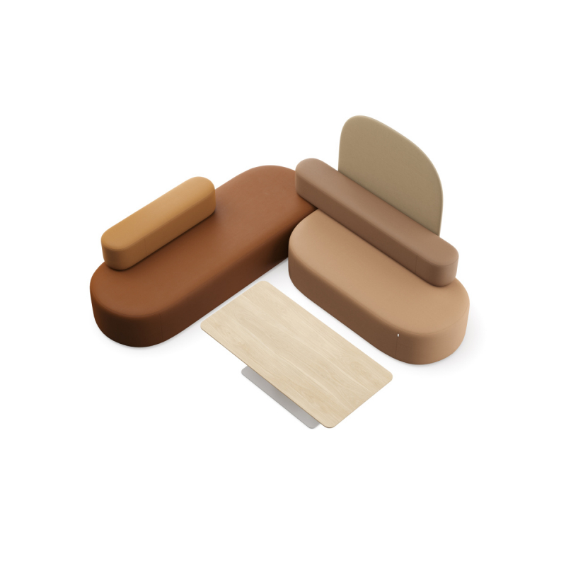 Rechteckiger Design-Beistelltisch