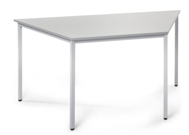 Trapeztisch mit Vierkantstahlrohr