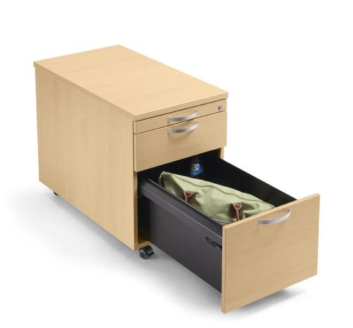 Rollcontainer mit Hngeregistraturauszug