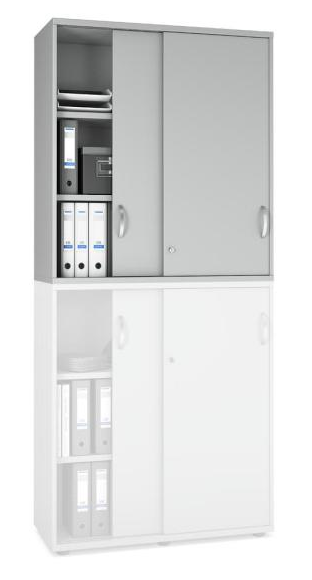 Schiebetren-Aufsatzschrank - verschiedene Gren