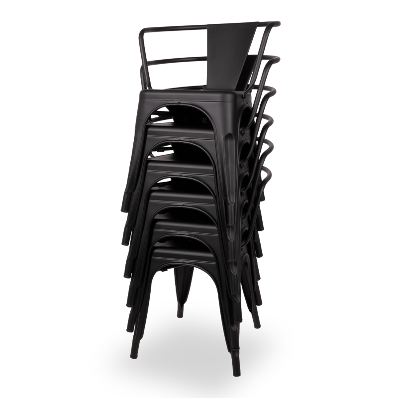 Objektstuhl Alex Deluxe -schwarz- NICHT brennbar (A1- h�chste Brandschutzklasse)