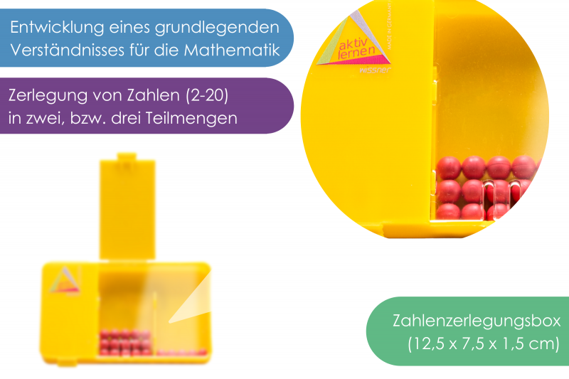 Zahlenzerlegungsbox mit 20 Kugeln