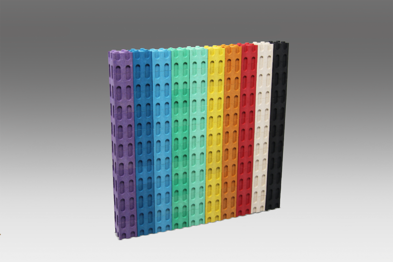 Steckwrfel in 10 Farben (100 Stck)