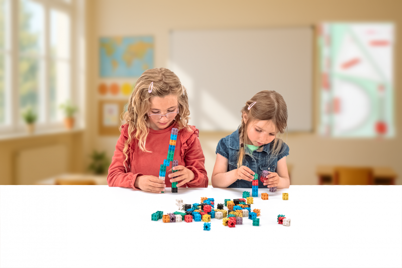 Steckwrfel in 10 Farben (100 Stck)