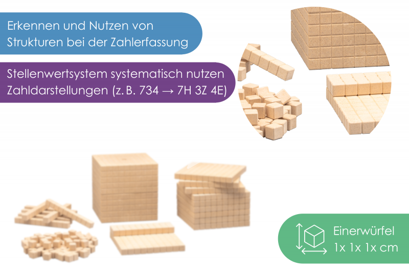 Dienes Grundsortiment naturfarben (121 Teile)