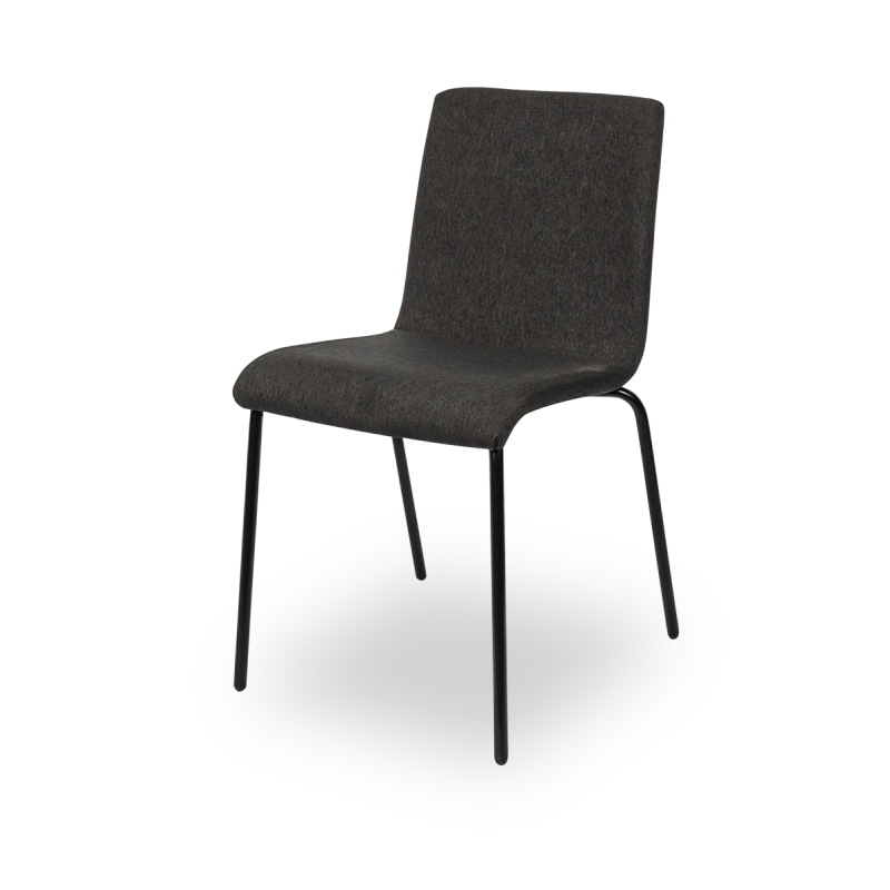 Konferenzstuhl in schwarz oder verchromt