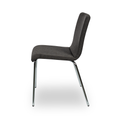 Konferenzstuhl in schwarz oder verchromt