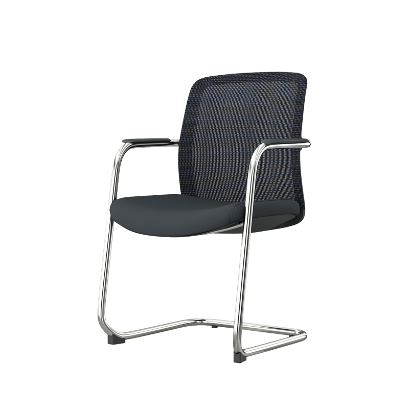 Schulungsstuhl Linda schwarz