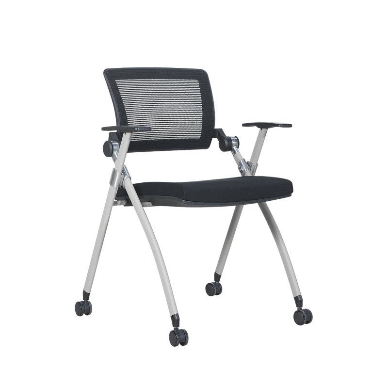 Schulungsstuhl Karl schwarz-grau